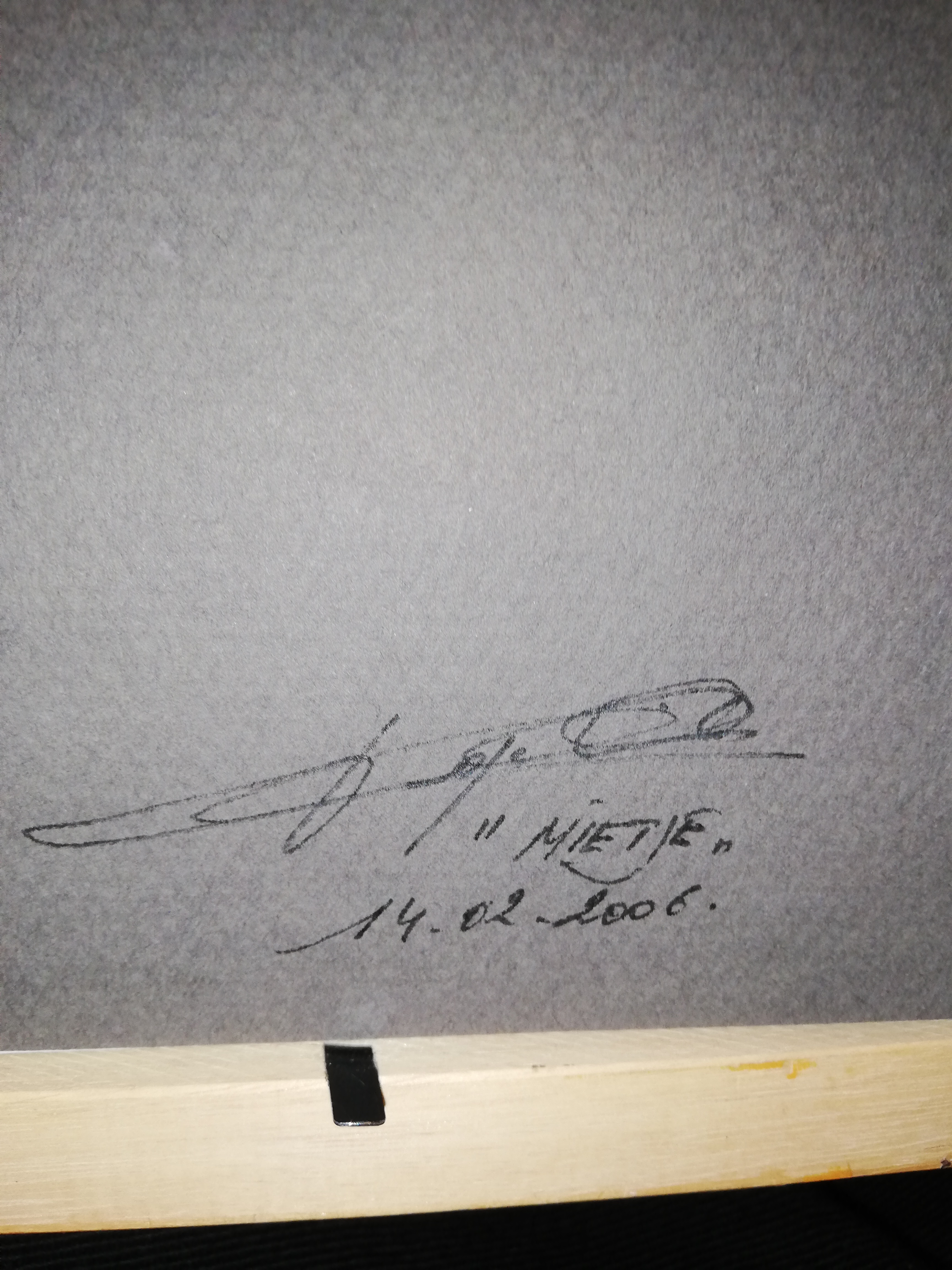 Niet of onleesbaar gesigneerd - Mietje kopen? Bied vanaf 1!