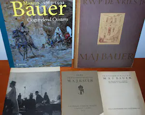 Marius Bauer - Gesigneerd door Ger Langeweg (1891-1970) & monografie & 3 gidsen kaufen? Bieten Sie von 65!