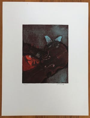 Andre Goezu - Zeefdruk - Gesigneerd - 1977 - 114/250 kopen? Bied vanaf 55!