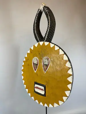 Gonge - 211213 - Tribal used African Goli kplekple mask - Iv. Coast. kopen? Bied vanaf 45!