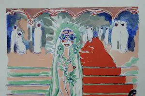 Kees van Dongen - Gravure 1001 nacht:'Gerbe-de-Perles aborde au palais' kopen? Bied vanaf 30!