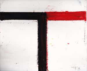 Piet Tuytel - gouache, zonder titel, 1999 verkocht voor € 100!