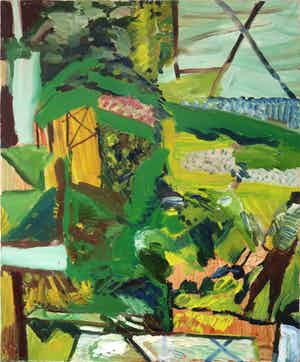 Theo Elfrink - Olieverf op doek, Landschap (Groot) verkocht voor € 400!