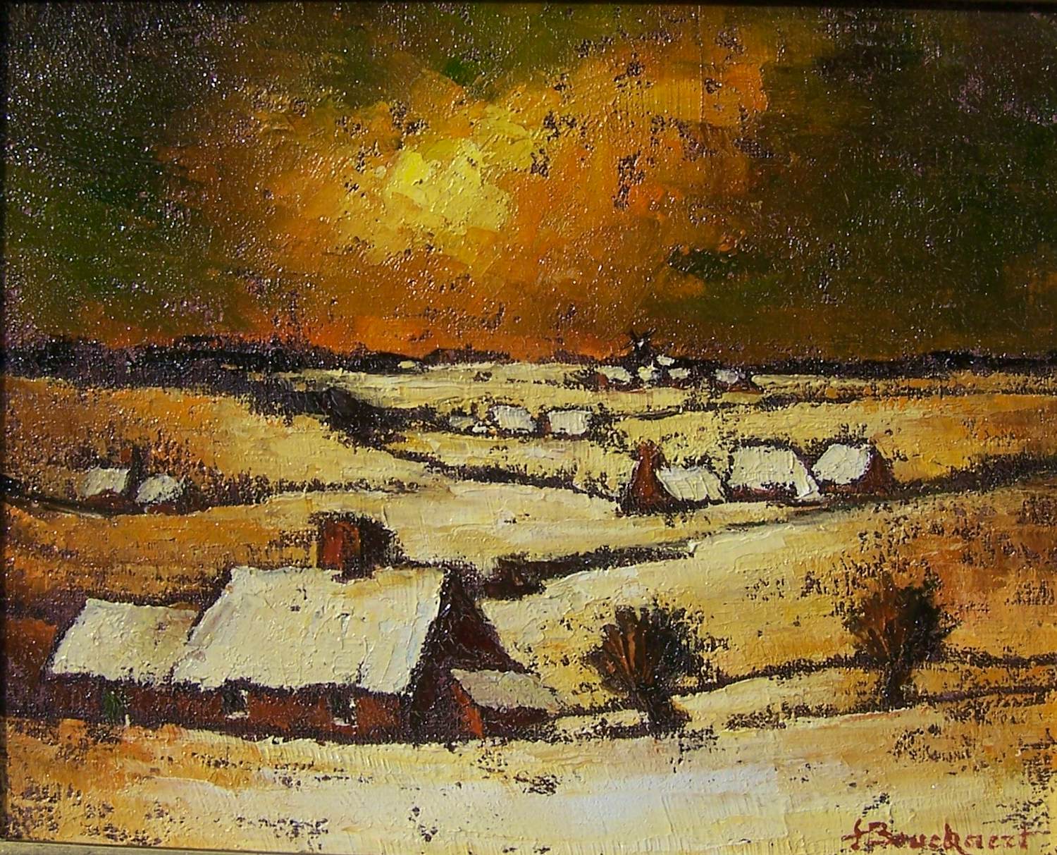 AcheterFernand Bouckaert - Winterlandschap? Enchérissez de 60!