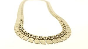 Antieke Zilveren 835 Schakel Collier 46cm lang kopen? Bied vanaf 65!