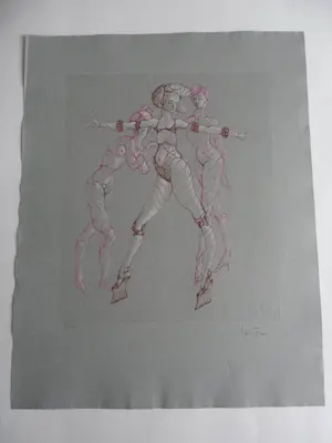 Leonor Fini - Ets, titel, "Les Danseuses". kopen? Bied vanaf 40!