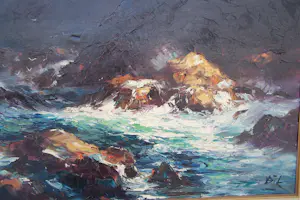 Pieter Dik - Kustgezicht kopen? Bied vanaf 200!