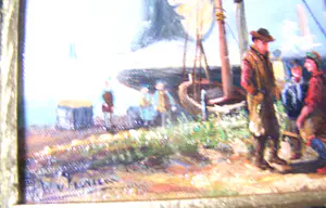 Johannes Wouterus van Trirum - Oud Hollands Tafereel kopen? Bied vanaf 50!