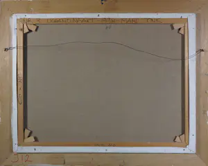 Marc Jonk - Arcyl op doek, Liggend naakt (nr.3 ) - Ingelijst kopen? Bied vanaf 250!