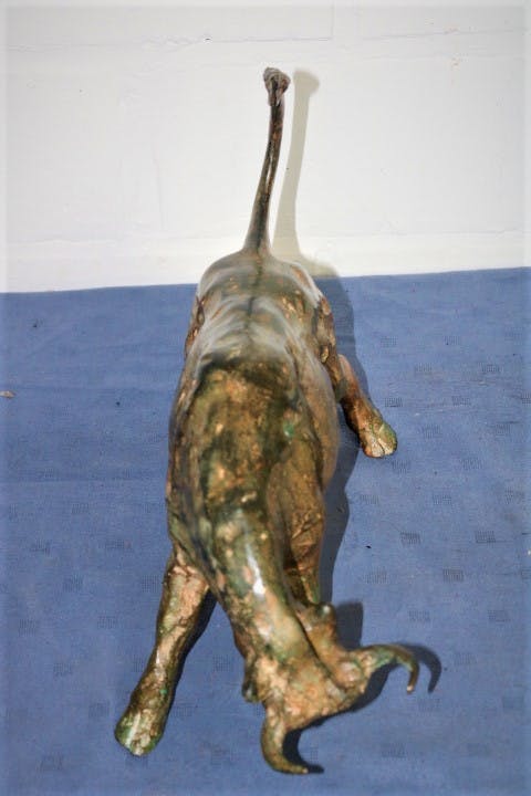 Pierre Chenet - vol bronzen aanvallende stier kopen? Bied vanaf 350!