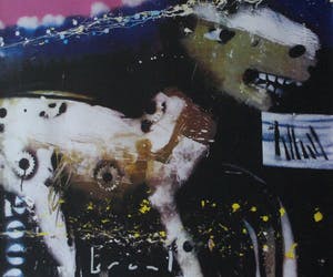 Herman Brood - Ingelijste zeefdruk: Nightrider (prachtige lijst!) kopen? Bied vanaf 395!