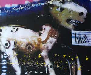 Herman Brood - Ingelijste zeefdruk: Nightrider (prachtige lijst!) verkocht voor € 395!