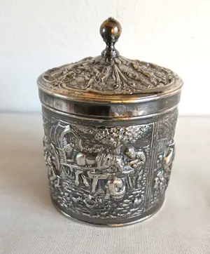 Herbert Hooijkaas - D.E. Serveerset gemerkt HH 90 kopen? Bied vanaf 49!