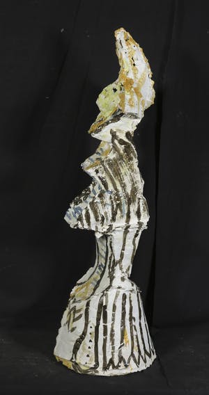 Joyce Bloem - Beschilderd keramiek, Zonnebloemfiguur kopen? Bied vanaf 50!