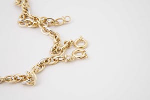 2541 - 14 Krt - Fraaie SET (collier & armband) Bicolor-gouden Prince of Wales kopen? Bied vanaf 670!
