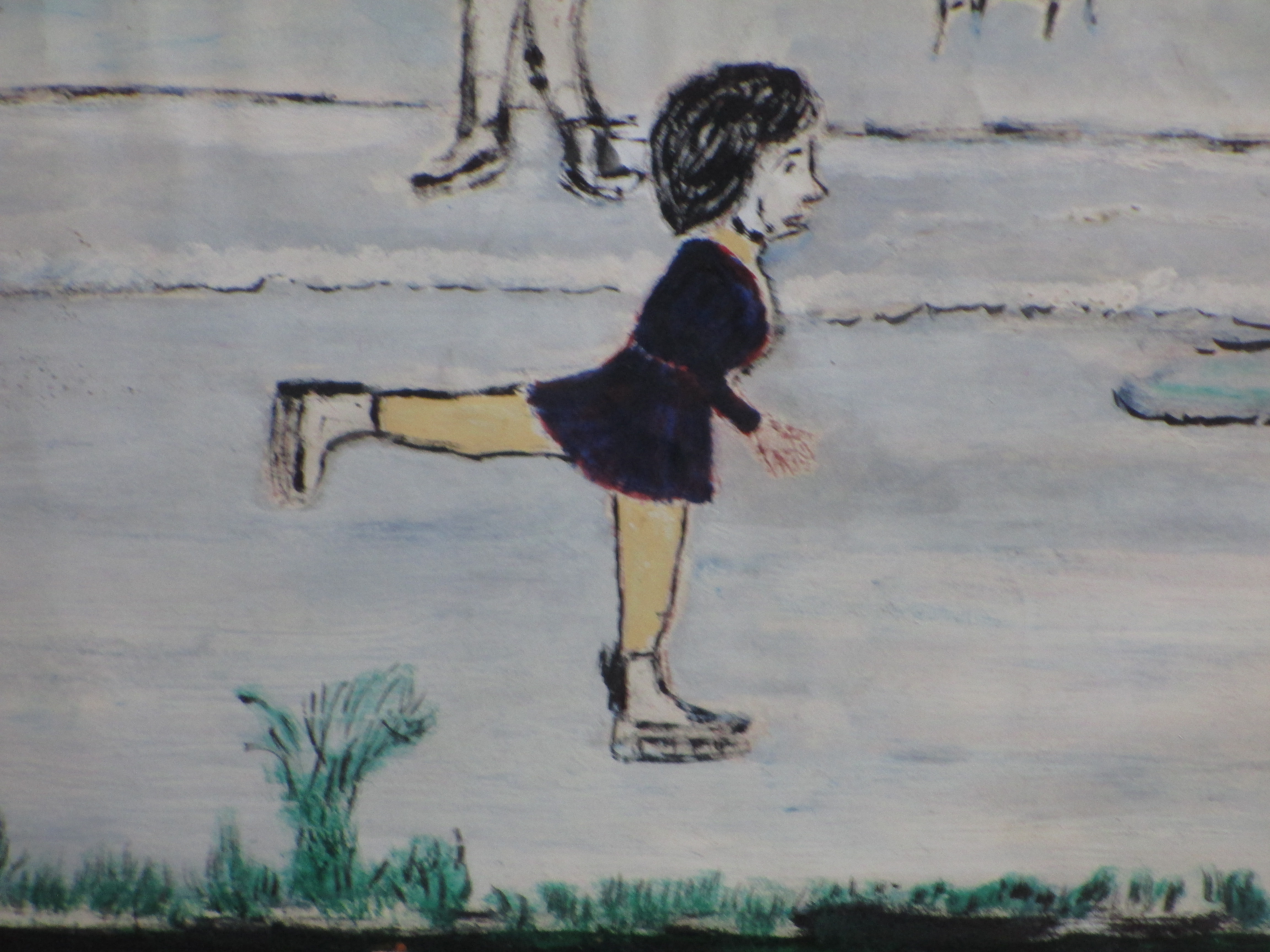 Leo Neervoort - Schaatsster in Hollandse Winter - Gemengde techniek kopen? Bied vanaf 40!