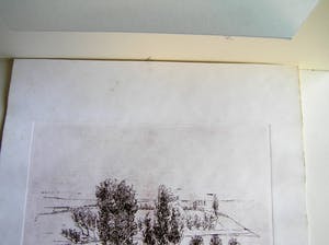 Luk Debruyne - Landschap (ets sanguine) kopen? Bied vanaf 20!