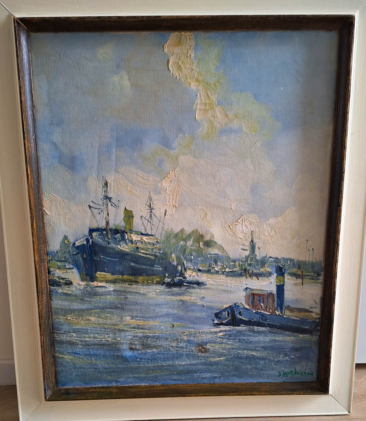 Jan Kelderman - Havengezicht Amsterdam kopen? Bied vanaf 30!