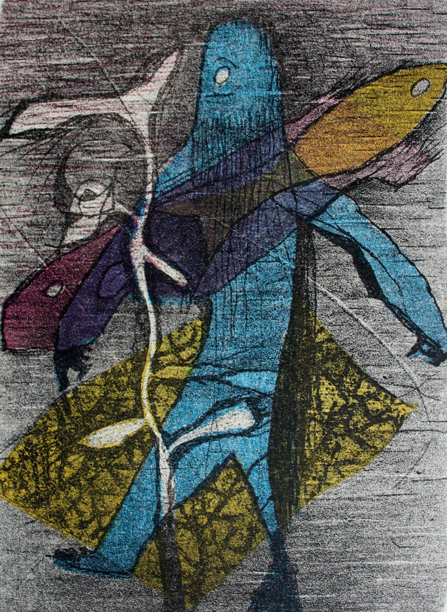 Harry van Kruiningen - Kleuren litho: Gilgamesj - 1955 kopen? Bied vanaf 55!