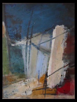 Jan van Hoof - Gemengde techniek, Z.T kopen? Bied vanaf 100!