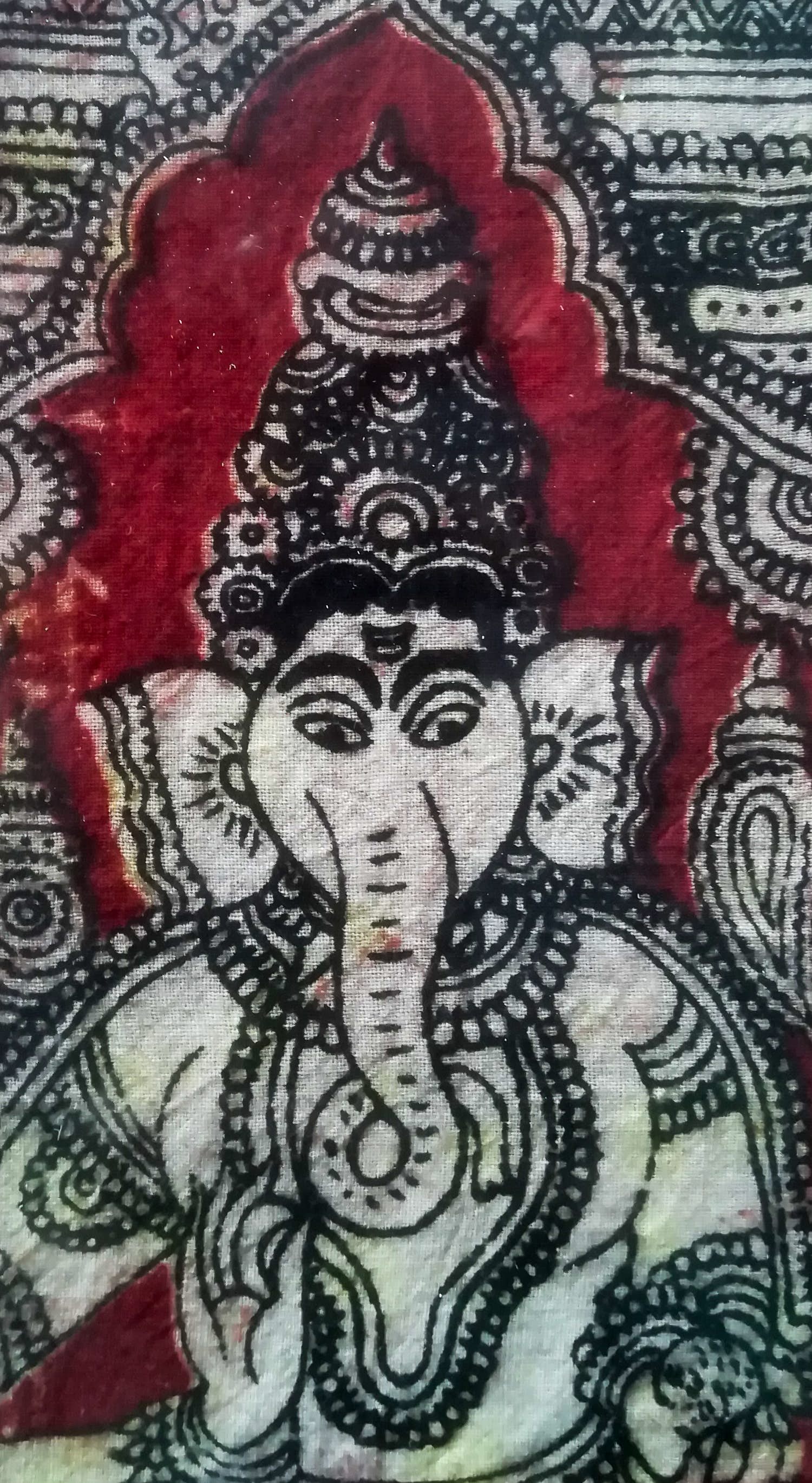 Niet of onleesbaar gesigneerd - 4 afbeeldingen uit het Boeddhisme - India - 19e eeuw - Batik kopen? Bied vanaf 1!