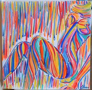 Elena Polyakova - Nude composition - 2 x werken kopen? Bied vanaf 145!