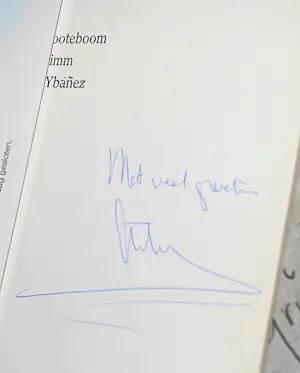 Arty Grimm - & Miguel Ybanez: 4 boekwerken -1x gesigneerd, 2x met gedichten Cees Nooteboom kopen? Bied vanaf 50!