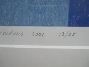 Henriette Boerendans - Houtsnede "17 mei" in fraaie Barth lijst! kopen? Bied vanaf 1!