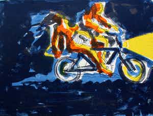 Jorg Immendorff - Drie litho's: Zwiebelmutter - 1993 verkocht voor € 750!