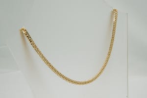 2001- Massief 18 karaats geelgouden "Gourmette" ketting - lang formaat (50cm) kopen? Bied vanaf 920!