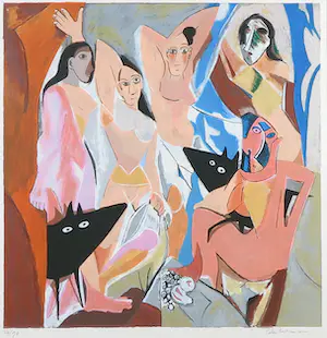 Peter Bastiaanssen - Zeefdruk, Yapping Picasso kopen? Bied vanaf 250!