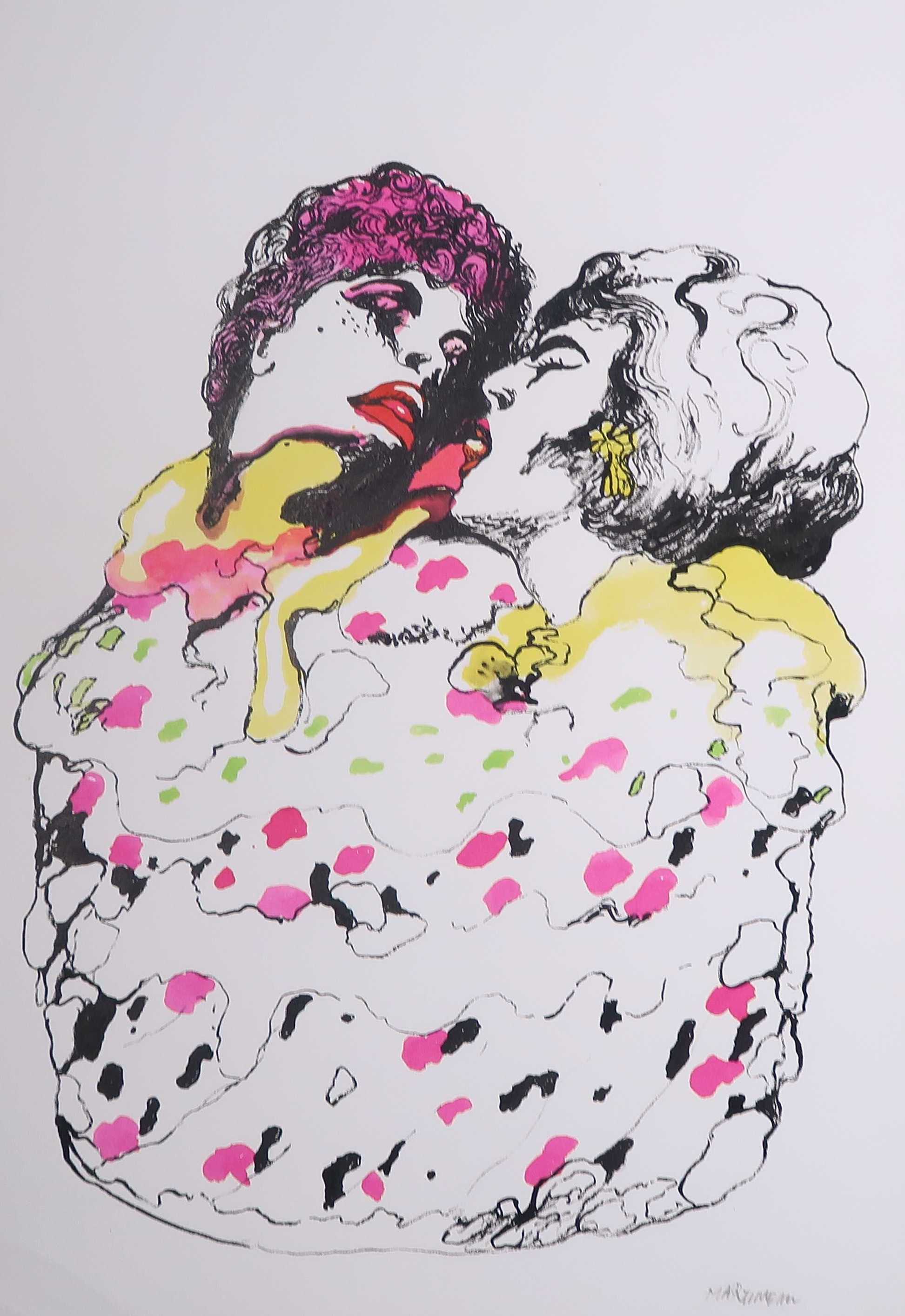 Anton Martineau - Inkttekening, Zonder titel verkocht voor € 60!