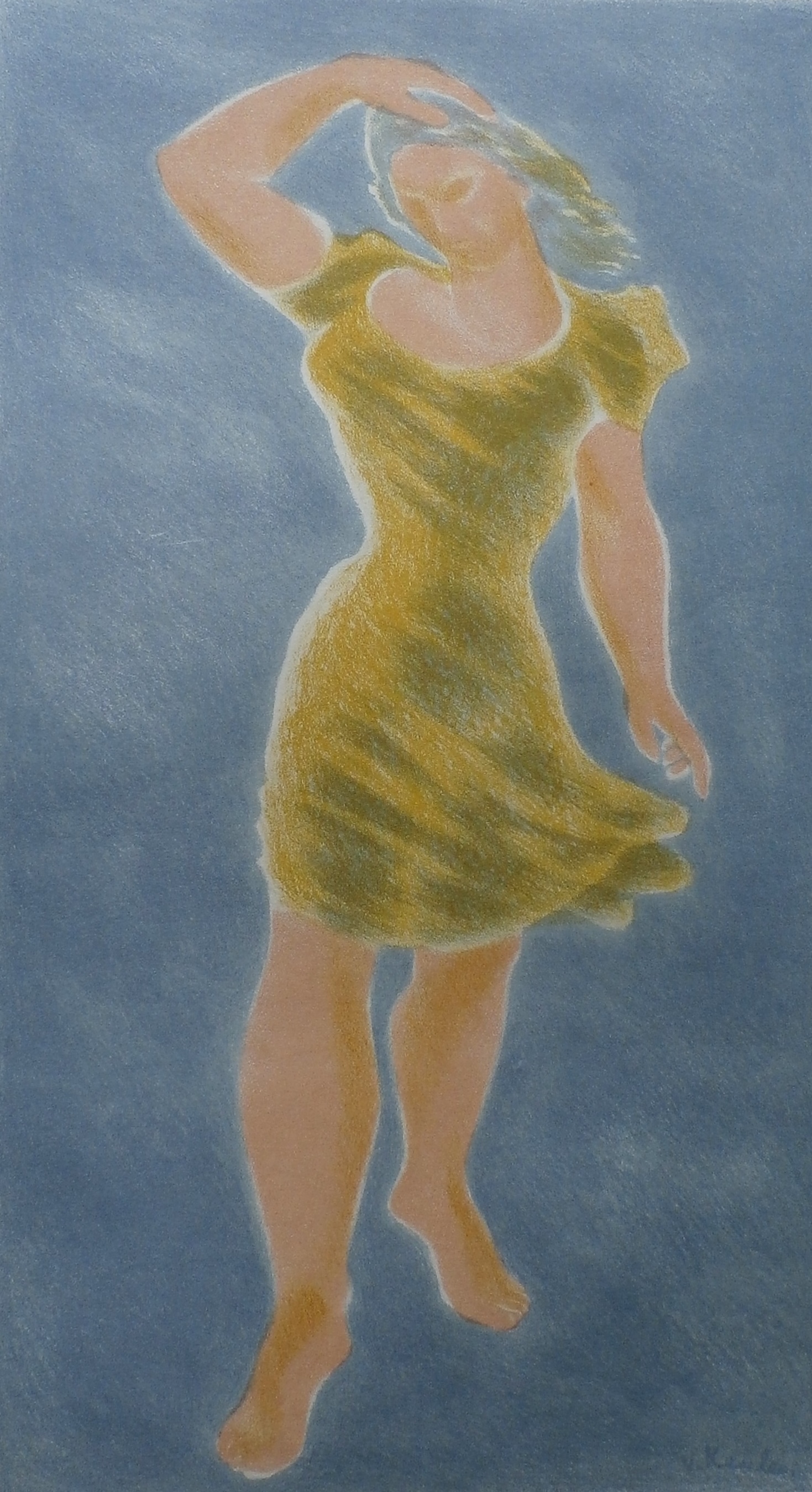 Jan van Keulen - Dame in groene jurk kopen? Bied vanaf 25!