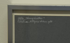 Erik Roos - Stormy Weather, 38/80 - Zeefdruk op papier kopen? Bied vanaf 40!