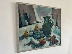 Bob Immink - BOB IMMINK (1930-1984) OLIEVERF OP DOEK "STILLEVEN" kopen? Bied vanaf 95!