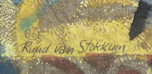 Ruud van Stokkum - Olieverf op doek, Zonder titel - Ingelijst kopen? Bied vanaf 1!