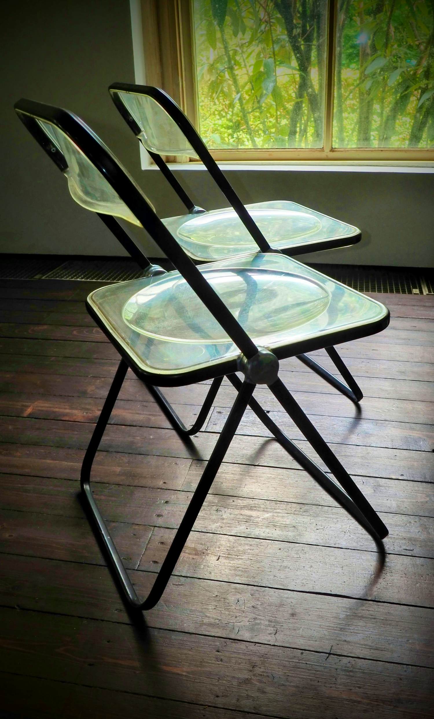 Jorge Castillo - 2 vintage plia eetkamerstoelen van Castelli kopen? Bied vanaf 135!
