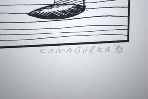 Kamagurka - ...realisme op doek...zeefdruk uit 1990 kopen? Bied vanaf 125!