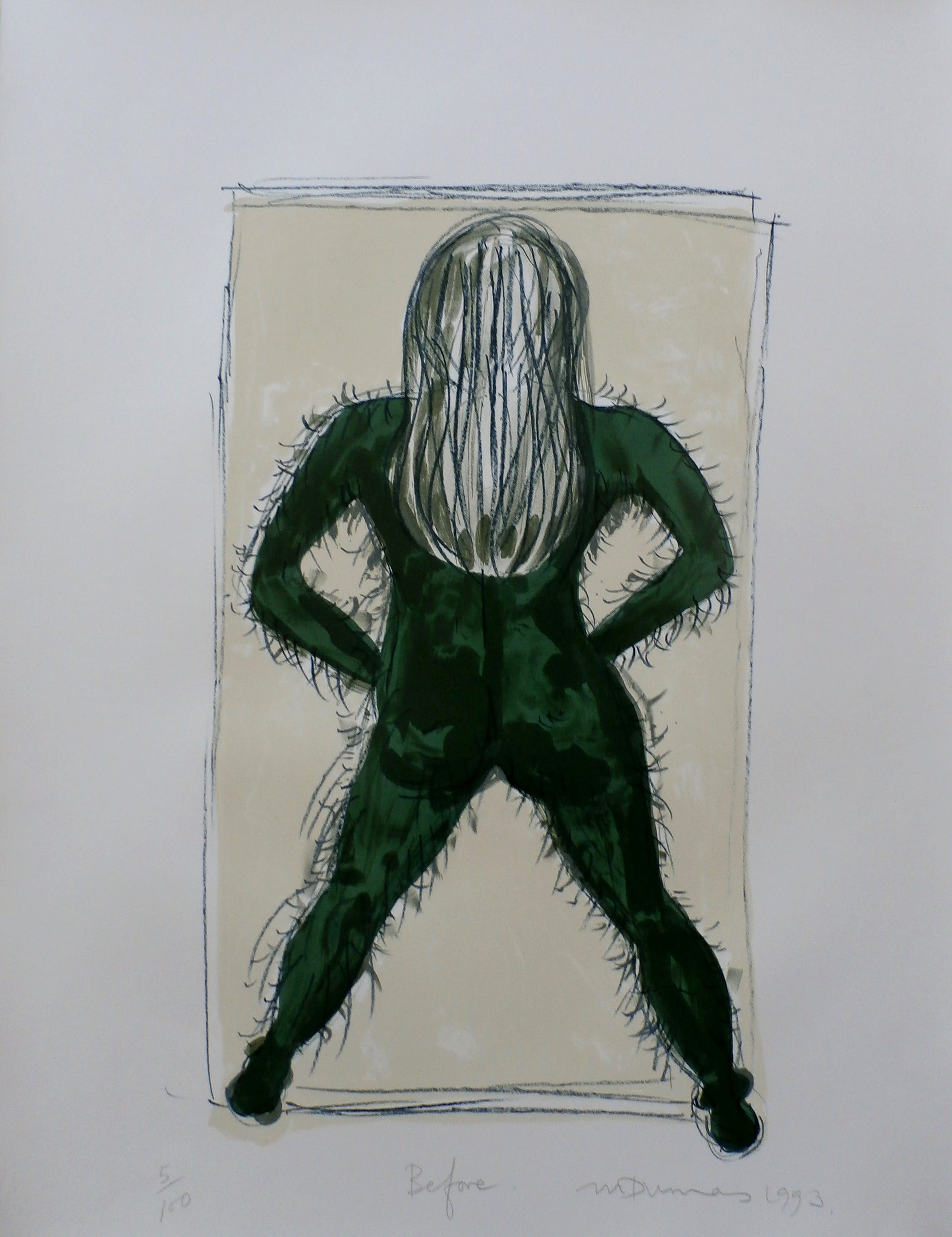 Marlene Dumas - litho: before - 1993 verkocht voor € 1400!