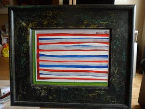 Pavel Husa - Olieverf op board, zonder titel. uit 1992. kopen? Bied vanaf 20!
