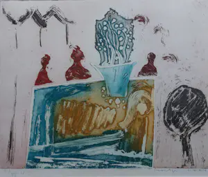 AcheterJan Montyn - Grote kleurets met aquatint? Enchérissez de 100!