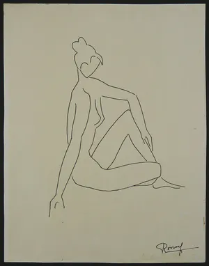 Niet of onleesbaar gesigneerd - Lot van 5 werken op papier kopen? Bied vanaf 1!