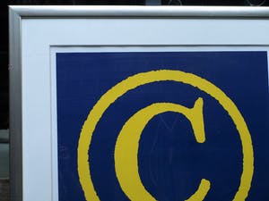 Rob Scholte - Ingelijste zeefdruk , Copyright – lijst: 112 x 108 cm – Expositie in De Fundatie kopen? Bied vanaf 250!