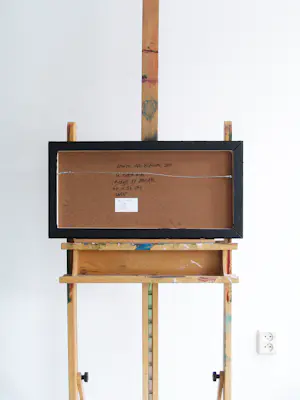 Gerard Boersma - Leute Am Blauen See (Vrouw genietend van schilderij van August Macke) kopen? Bied vanaf 400!