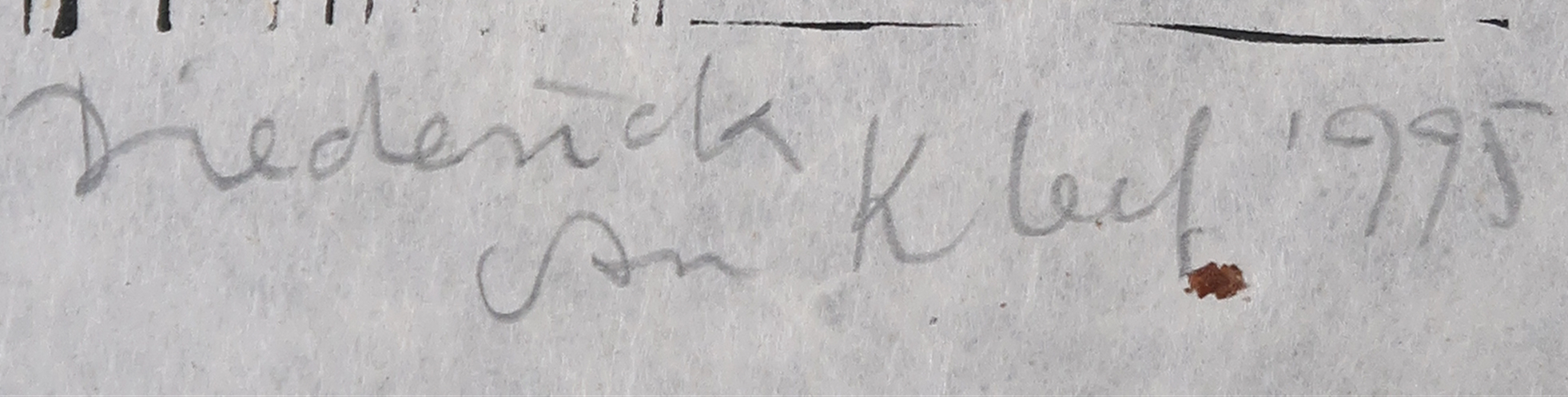 Diederick van Kleef - Lino op Japans papier, Voorstelling 3 kopen? Bied vanaf 1!