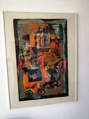 Gregory Kohelet - Prachtig abstract schilderwerk verkocht voor € 60!