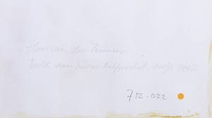 Hans van der Pennen - Gemengde techniek op papier, Beeld aan rivier zelfportret bootje kopen? Bied vanaf 50!