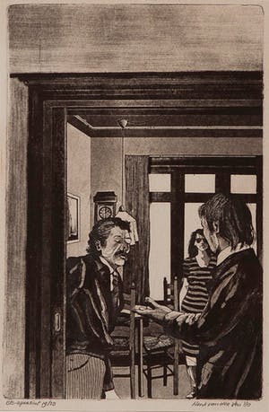 Henk van der Ven - z.t. - 19/20 - 1980 - ets en aquatint op papier kopen? Bied vanaf 20!