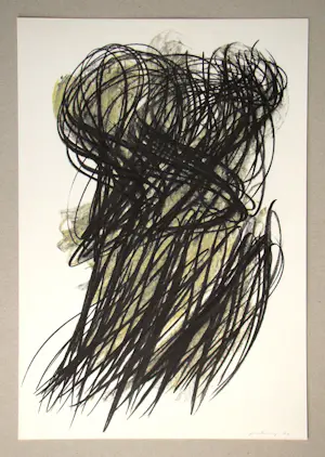 Hans Hartung - Pastel P.- 1969-166 - Lithografie - 1961 - Gesigneerd en gedateerd kopen? Bied vanaf 140!