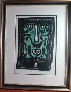 Ferenc Gogos - Abstracte compositie kopen? Bied vanaf 75!